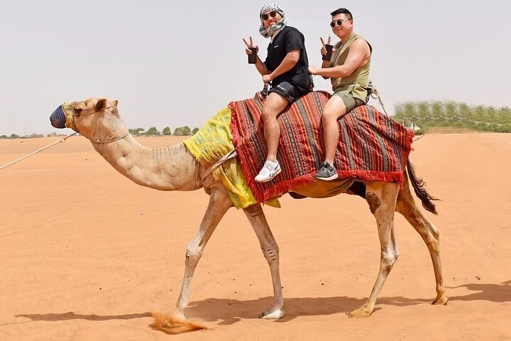 Lahbab Red Dunes Safari with Camel Ride, Sandboard & BBQ