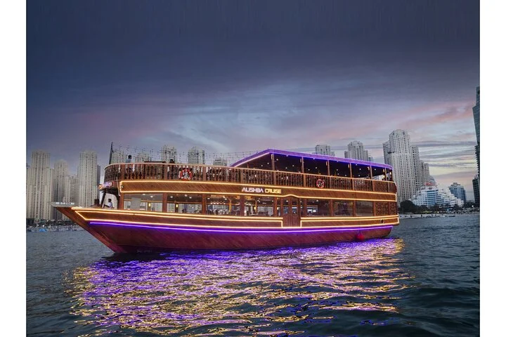 Luxury Dhow Cruise Creek with BBQ Dinner & Live Shows, Transfers