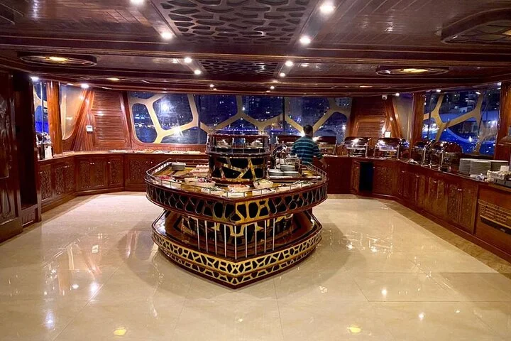 Luxury Dubai Marina Dhow Dinner Cruise With Private Transfer