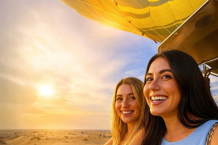 Magical Hot Air Balloon Experience with Refreshments & Transfers