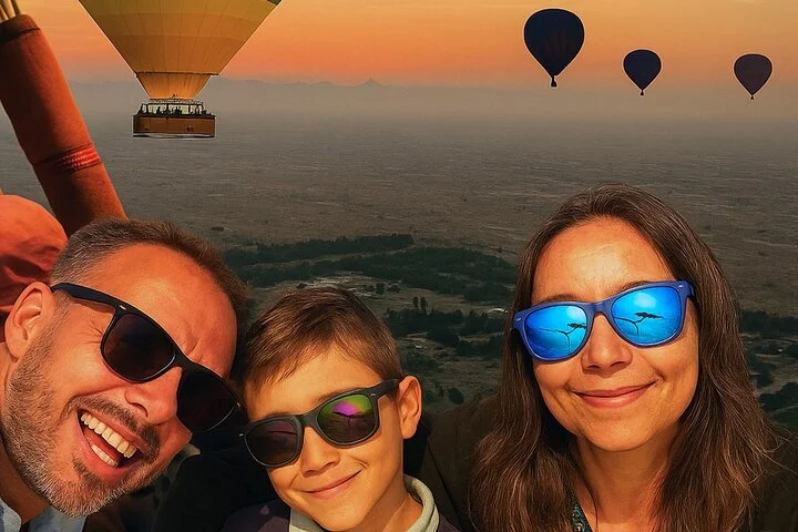 Magical Hot Air Balloon Experience with Refreshments & Transfers