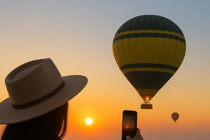 Magical Hot Air Balloon Experience with Refreshments & Transfers