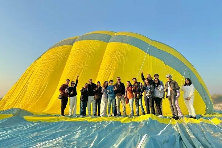 Magical Hot Air Balloon Experience with Refreshments & Transfers