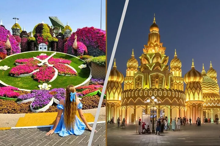Miracle Garden and Global Village Private Tour - Dubai