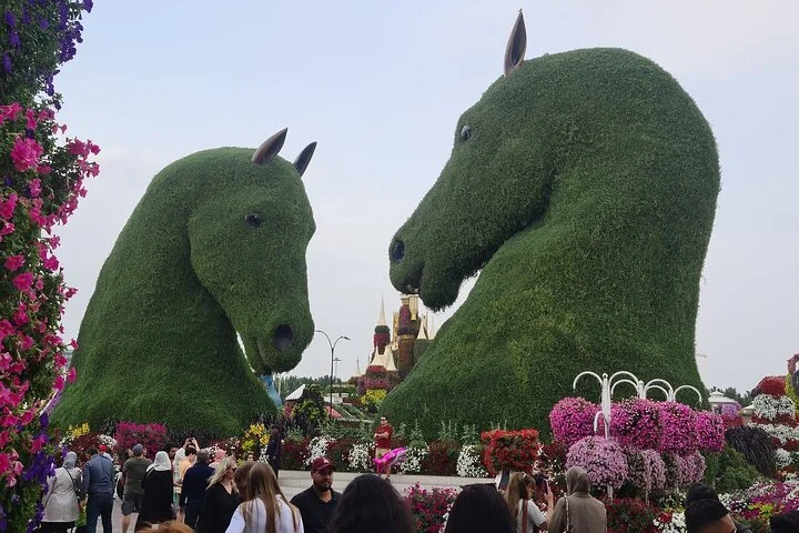 Miracle Garden and Global Village Private Tour - Dubai