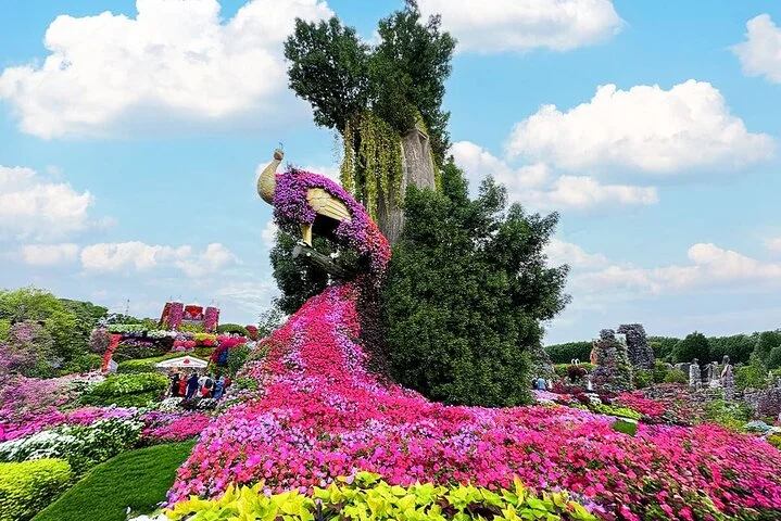 Miracle Garden and Global Village Private Tour - Dubai
