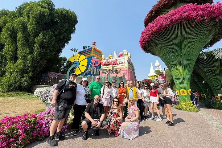 Miracle Garden & Global Village: Dubai Evening Adventure