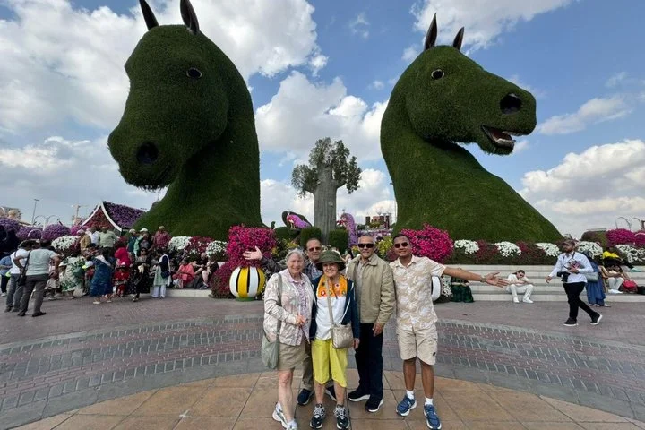 Miracle Garden & Global Village: Dubai Evening Adventure