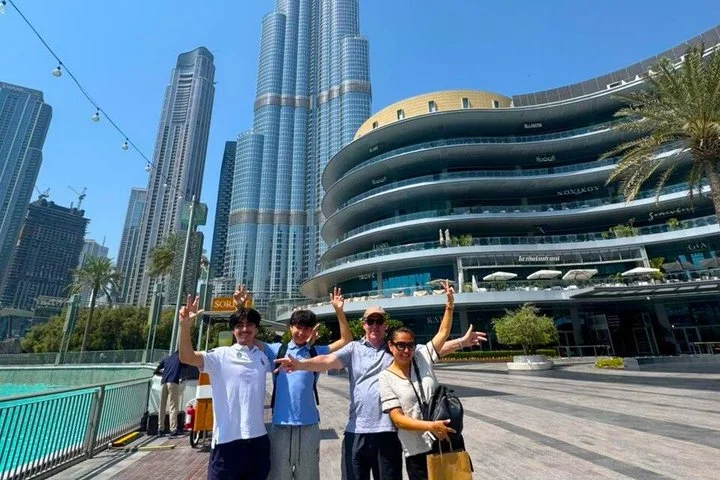 Modern Dubai City Tour with Dubai Frame, Blue Mosque, Palm Island