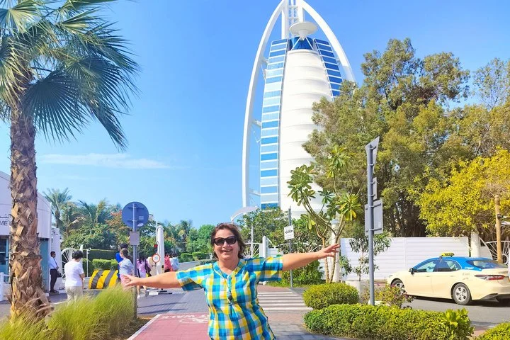 Modern Dubai City Tour with Dubai Frame, Blue Mosque, Palm Island