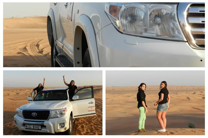 Morning Desert Safari Dubai, Dune Bashing, Camels & Sandboarding