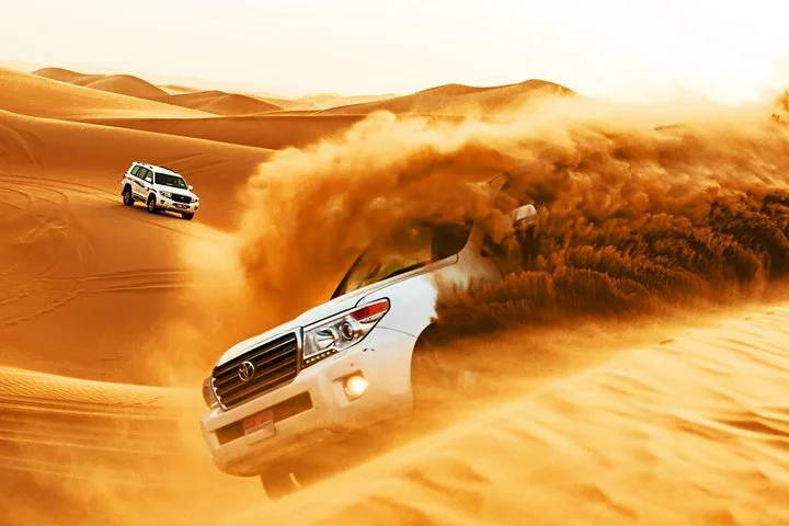 Morning Desert Safari Dubai with Dune Bashing & Camel Ride