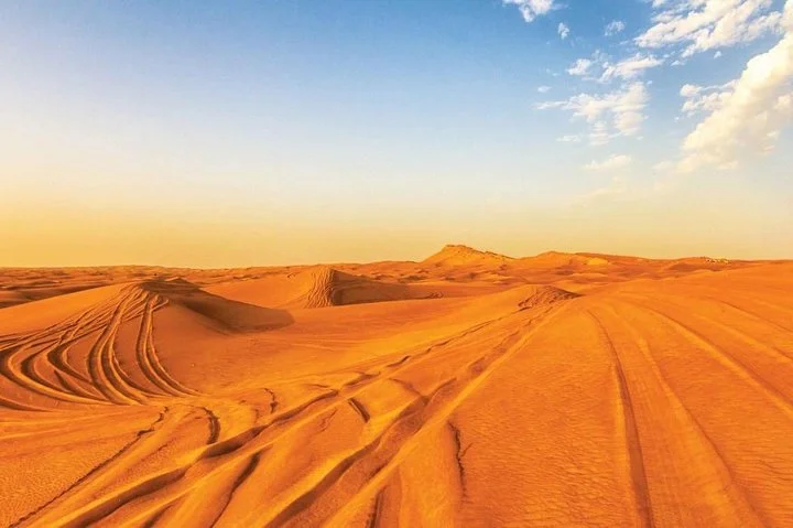 Morning Desert Safari with ATV bike