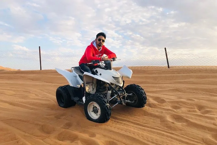 Morning Desert Safari with ATV bike