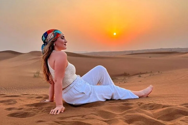 Morning Desert Safari with Quad Bike, Camel Ride & Sandboarding