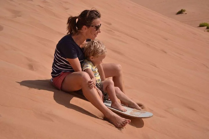 Morning Desert Safari with Quad Bike, Sand Boarding and Camel Ride