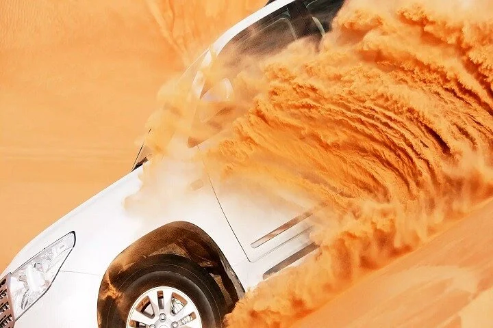 Morning Desert Safari with Red Dune Buggy and Camel Ride Dubai