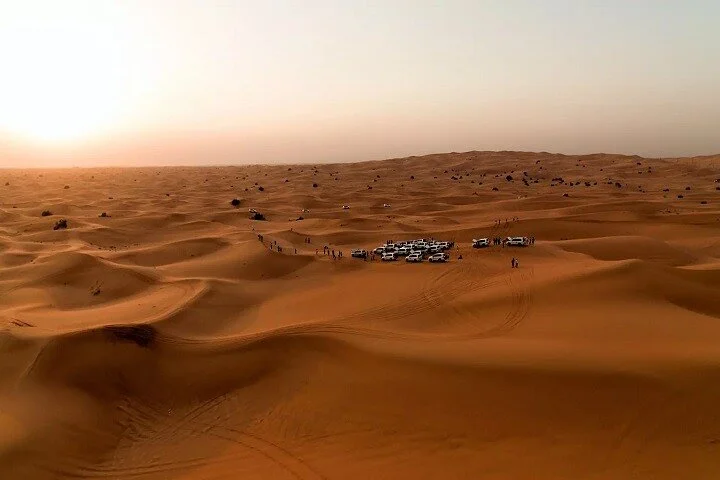 Morning Desert Safari with Red Dune Buggy and Camel Ride Dubai
