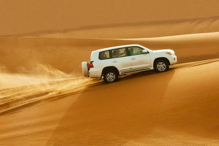 Morning Dubai Desert Dune Bashing and Camel Ride