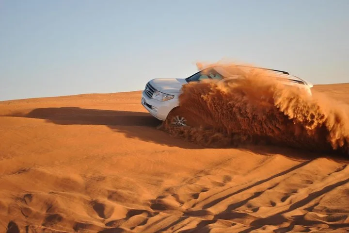 Morning Dubai Desert Dune Bashing and Camel Ride