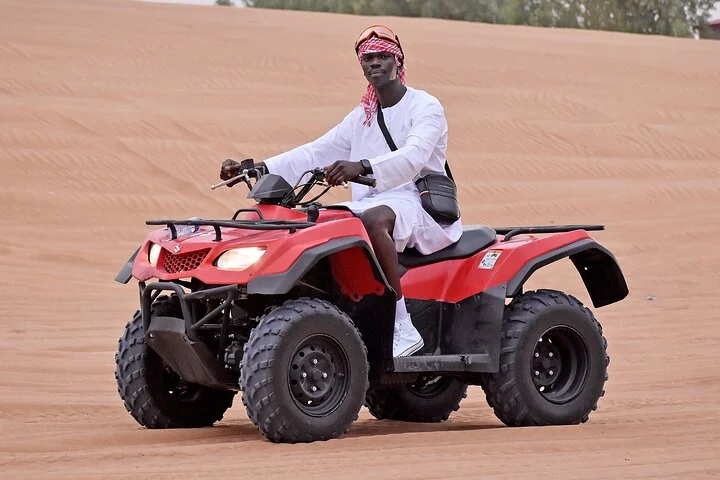 Morning Open Desert Safari with Quad Bike Ride – Shared Car