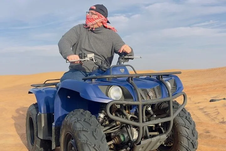 Morning Open Desert Safari with Quad Bike Ride – Shared Car