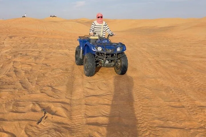 Morning Open Desert Safari with Quad Bike Ride – Shared Car