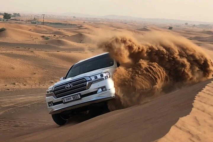 Morning Red Dune Safari with Camel Trekking and sand boarding