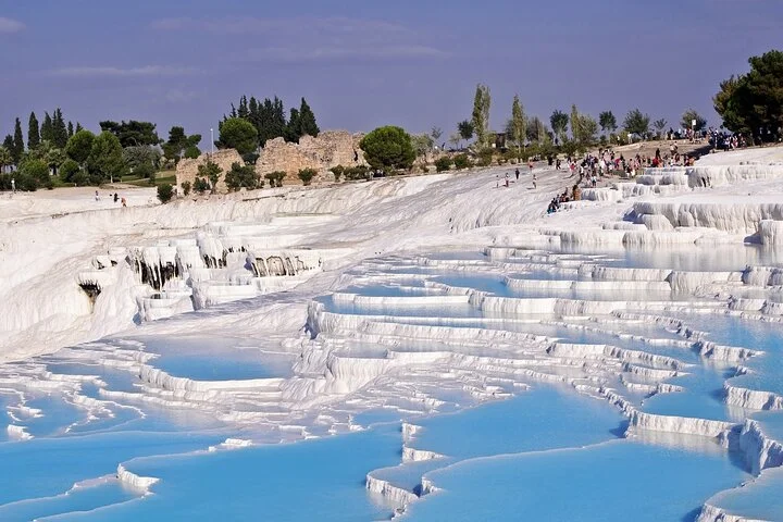 Pamukkale Hierapolis and Cleopatra's Pool Tour with lunch from Antalya
