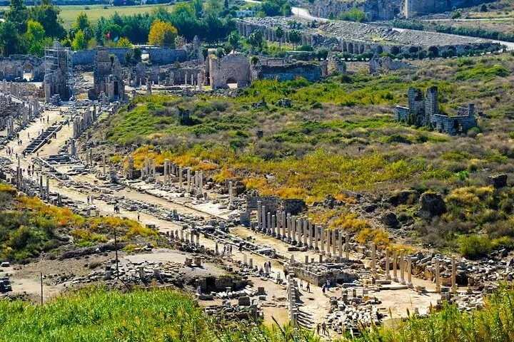 Perge, Aspendos, Side and Waterfall Full Day Tour