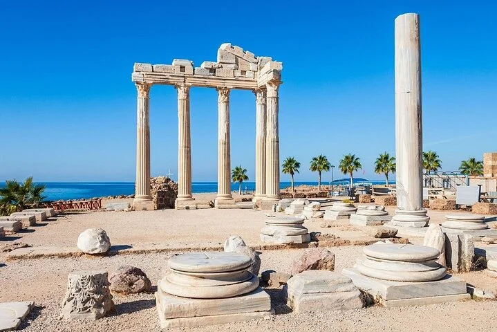 Perge, Aspendos & Side Tour with Waterfall–Full Day All Inclusive