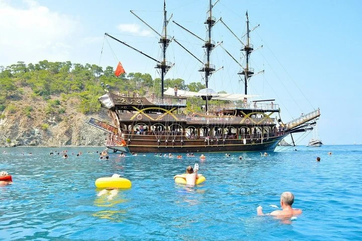 Pirate Boat Trip in Kemer with Lunch & Transfer from Antalya