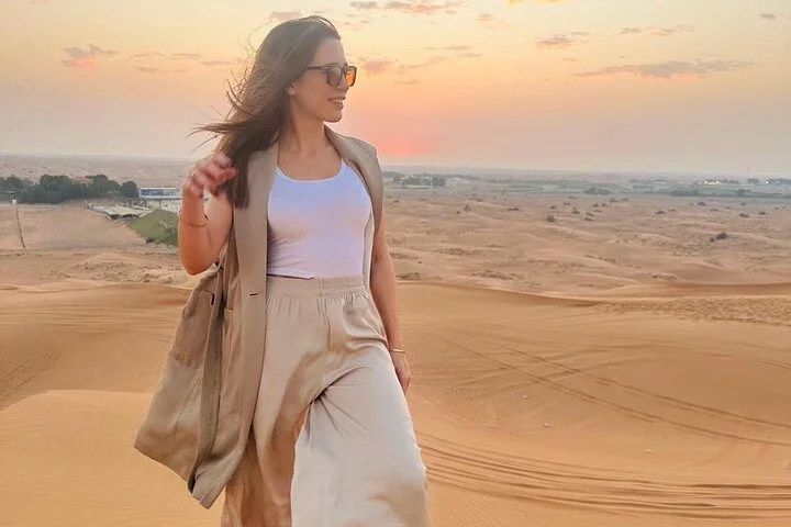 Premium Desert Safari ATV Camel Ride Sandboard with BBQ Dinner