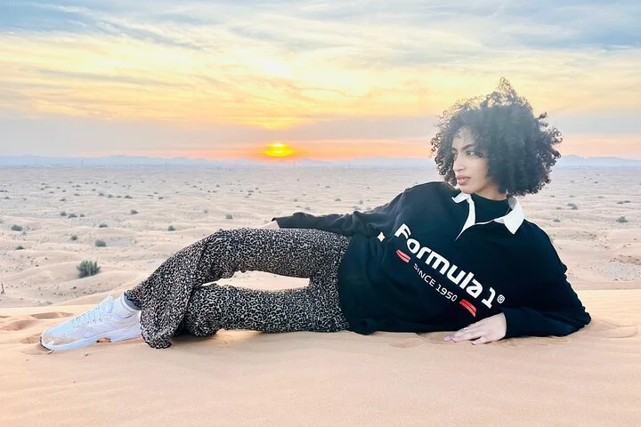 Premium Desert Safari ATV Camel Ride Sandboard with BBQ Dinner