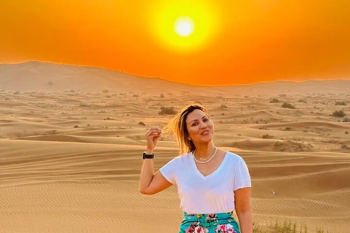 Premium Desert Safari ATV Camel Ride Sandboard with BBQ Dinner