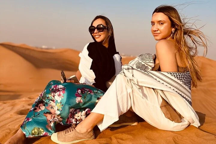 Premium Desert Safari ATV Camel Ride Sandboard with BBQ Dinner