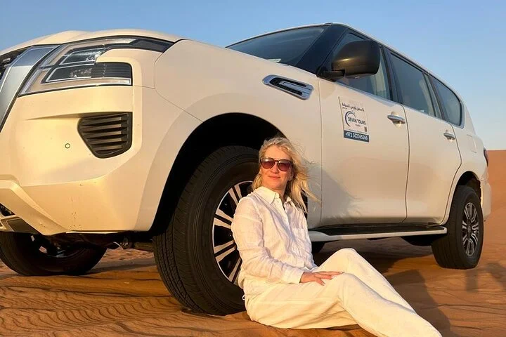 Premium Desert Safari ATV Camel Ride Sandboard with BBQ Dinner