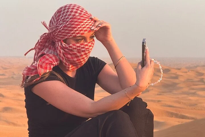 Premium Desert Safari Dubai , Camel Ride Sand board , BBQ & Shows