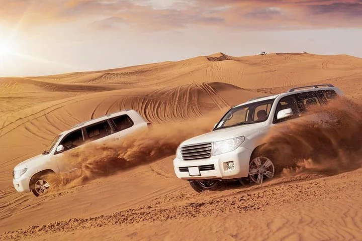 Premium Desert Safari with 45 Minutes of Dune Bashing, BBQ Dinner & Belly Dance
