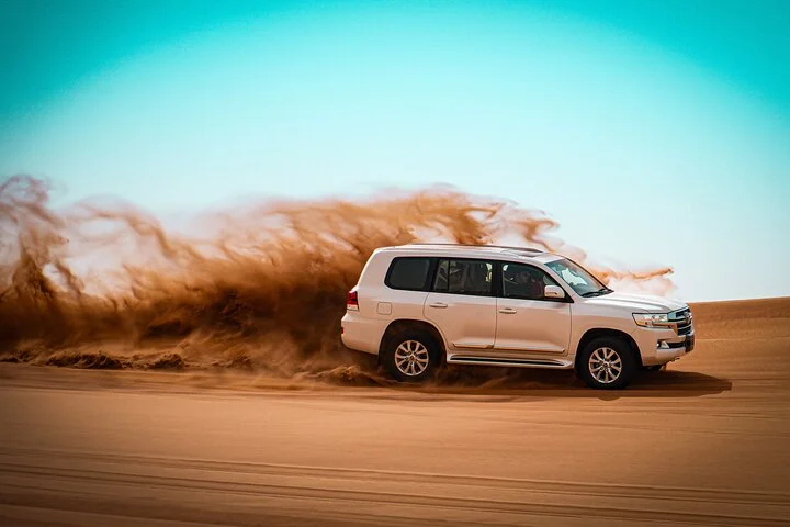 Premium Dubai Desert Sunrise with Dune Bashing & Camel Ride