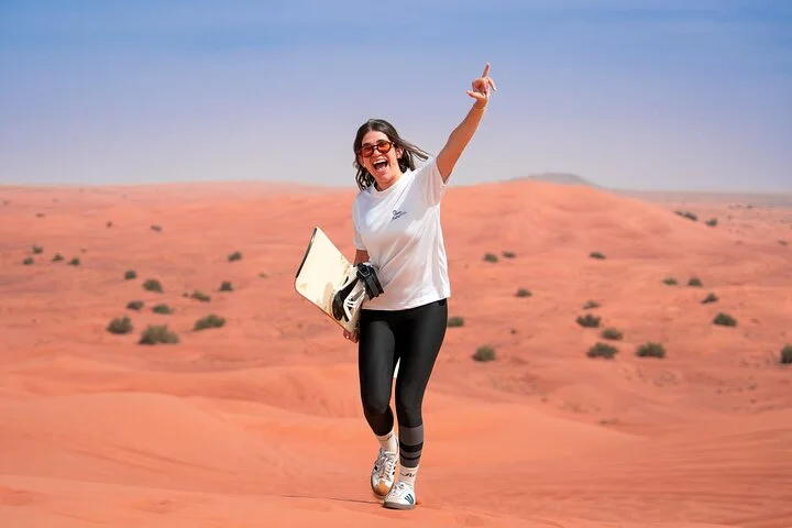 Premium Dubai Morning & Evening Desert Safari, Sandboard & Camel