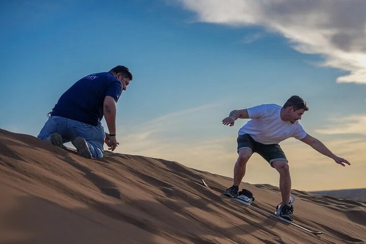 Premium Dubai Sunset Red Dune Desert Safari, Sandboard & Camel