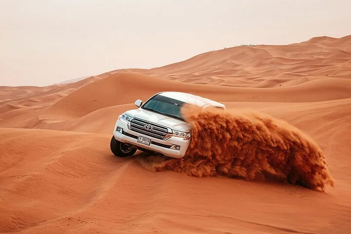 Private 4Hour Desert Adventure: Dune Bashing, Camel Ride & Photos