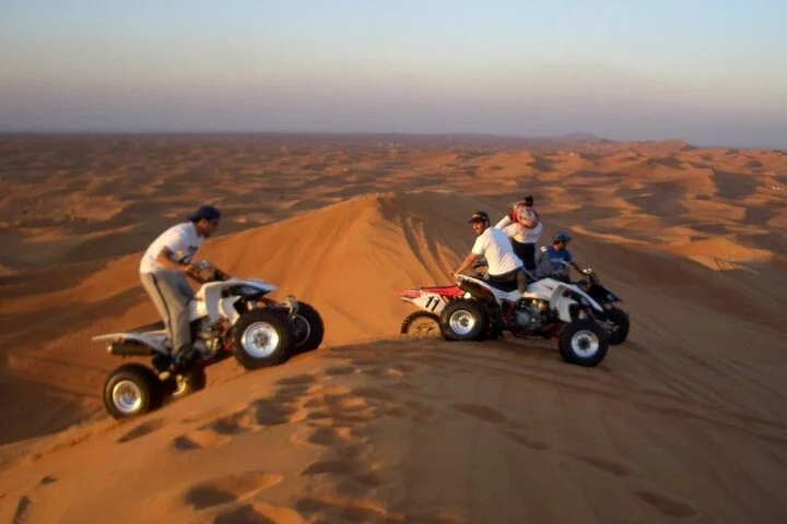 Private 4Hour Desert Adventure: Dune Bashing, Camel Ride & Photos