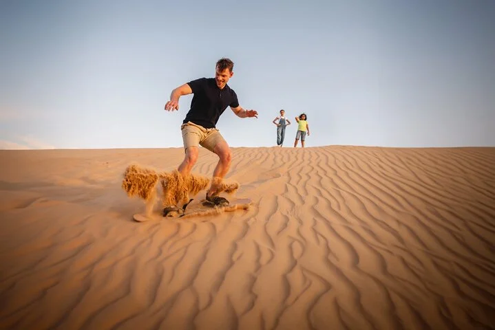 Private 4Hour Desert Adventure: Dune Bashing, Camel Ride & Photos