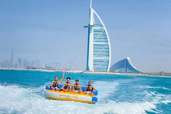 Private 60-min Group Tubing on Speedboat in Dubai