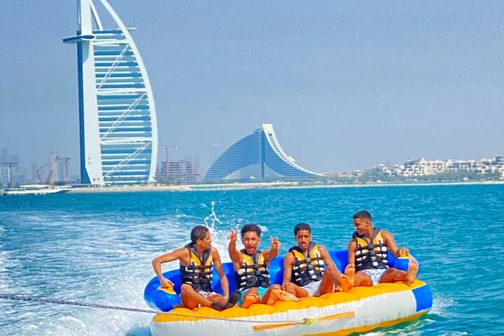 Private 60-min Group Tubing on Speedboat in Dubai