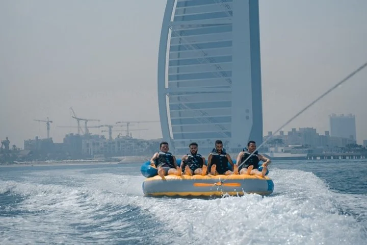 Private 60-min Group Tubing on Speedboat in Dubai
