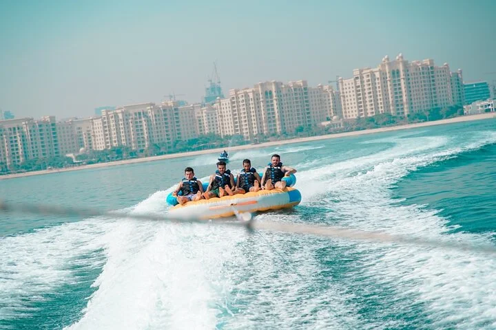 Private 60-min Group Tubing on Speedboat in Dubai