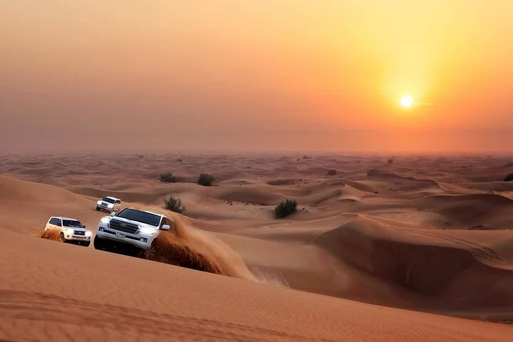 Private - Camel Ride Tour with Dune Bashing, BBQ Dinner and Belly Dance